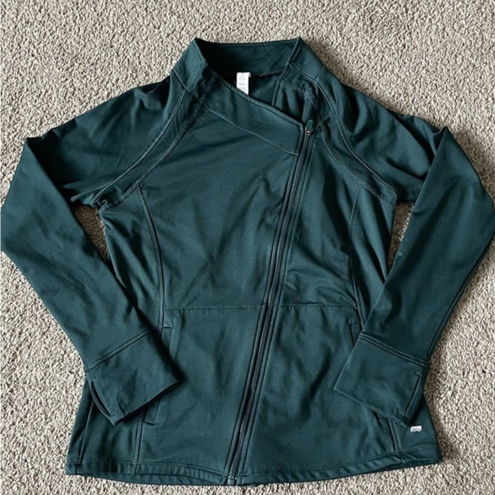 Marika Women's Athletic Zip-Up Jacket Size M Green